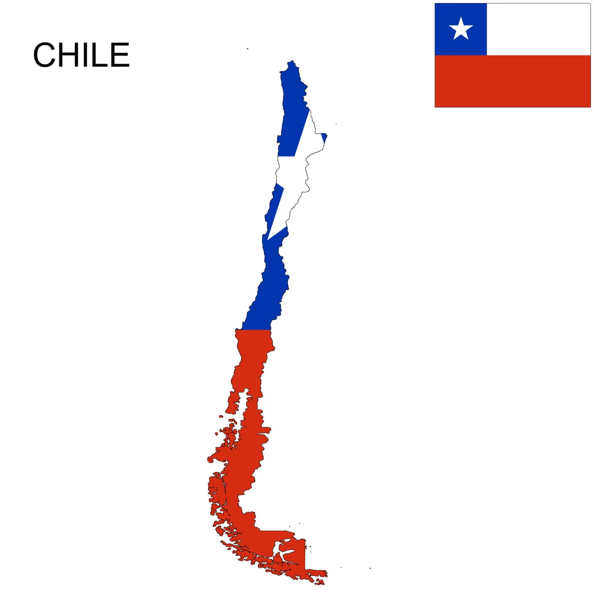 Chili kat jeyografik drapo