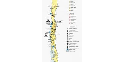 Kat jeyografik nan Chilyen pò